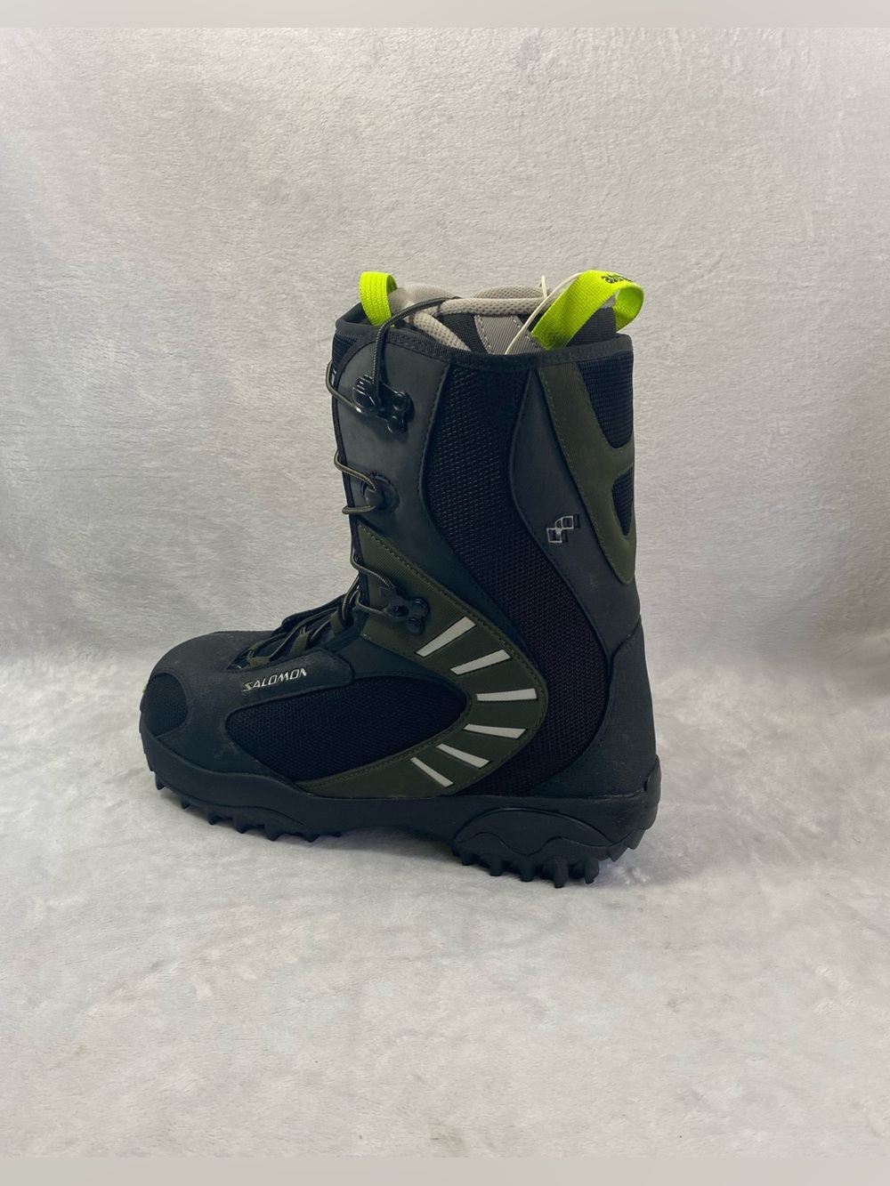Salomon Dialogue Autofit Snowboard Boots Men’s Size 10 Women’s 11.5 Green Black